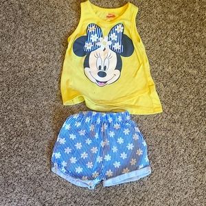 4t girls short outfit